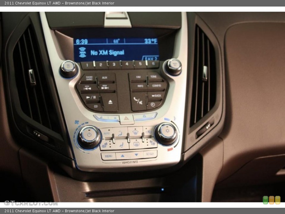 Brownstone/Jet Black Interior Controls for the 2011 Chevrolet Equinox LT AWD #48216625