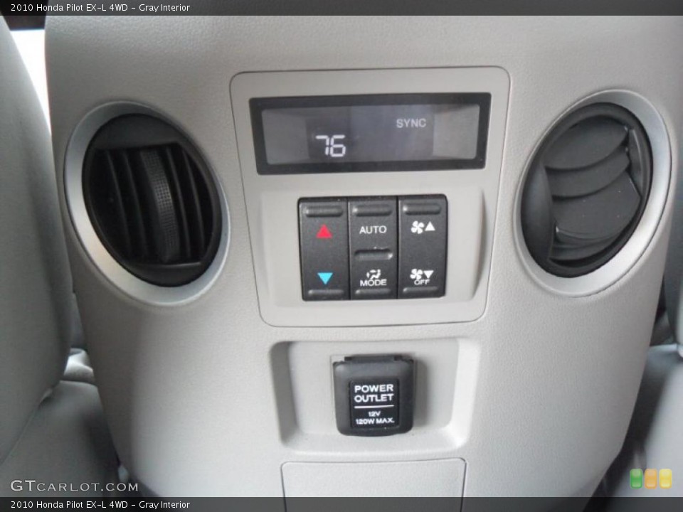 Gray Interior Controls for the 2010 Honda Pilot EX-L 4WD #48219638