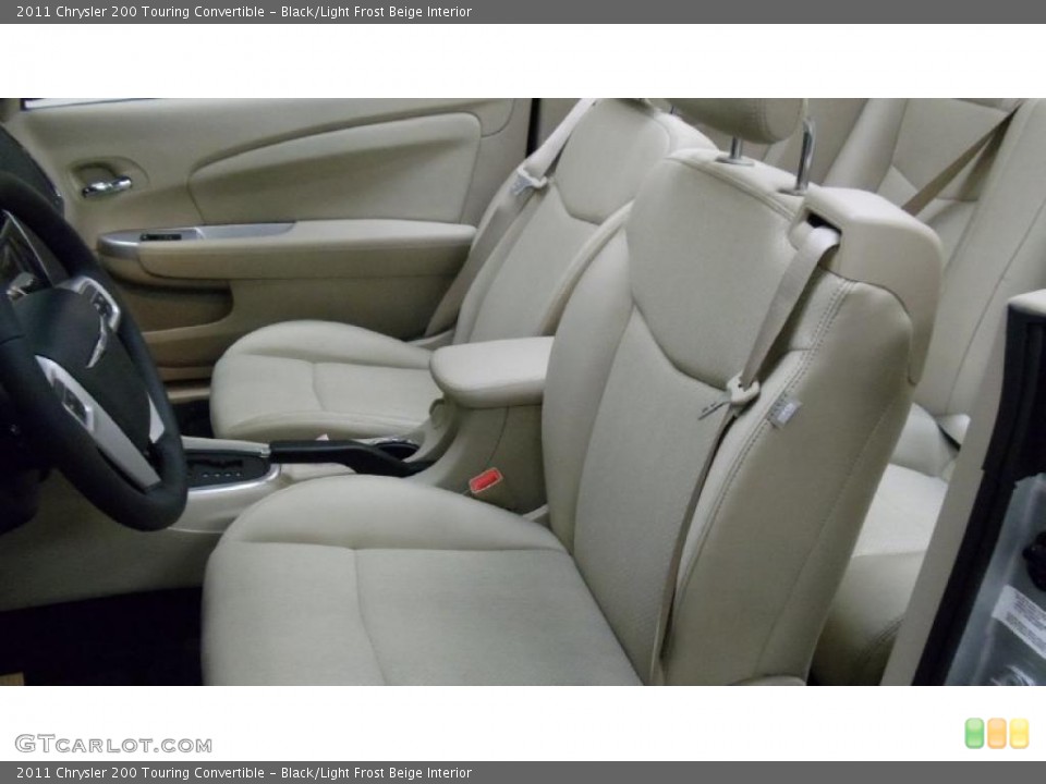 Black/Light Frost Beige Interior Photo for the 2011 Chrysler 200 Touring Convertible #48219809