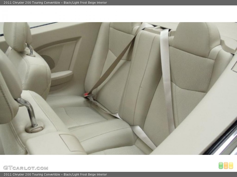 Black/Light Frost Beige Interior Photo for the 2011 Chrysler 200 Touring Convertible #48219824