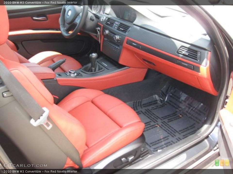 Fox Red Novillo Interior Photo for the 2010 BMW M3 Convertible #48223472