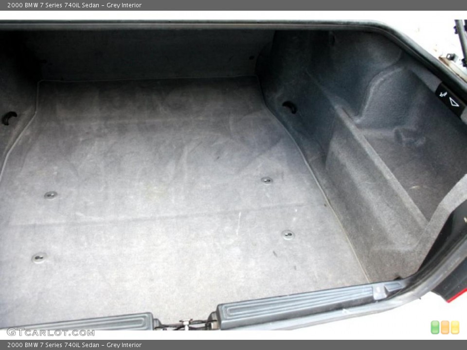 Grey Interior Trunk for the 2000 BMW 7 Series 740iL Sedan #48224303
