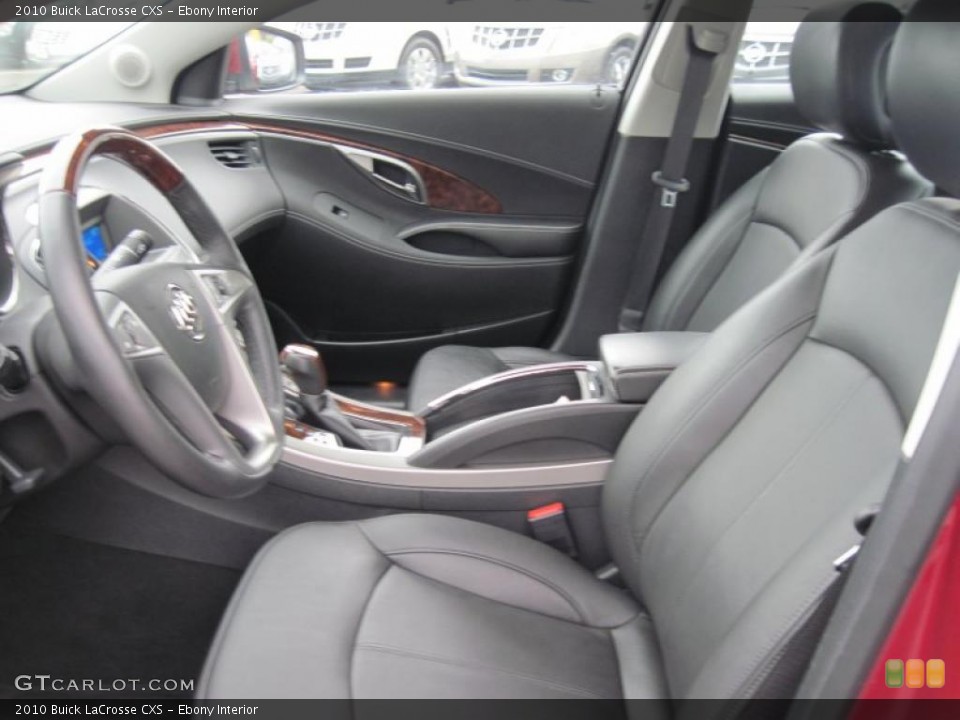 Ebony Interior Photo for the 2010 Buick LaCrosse CXS #48224552