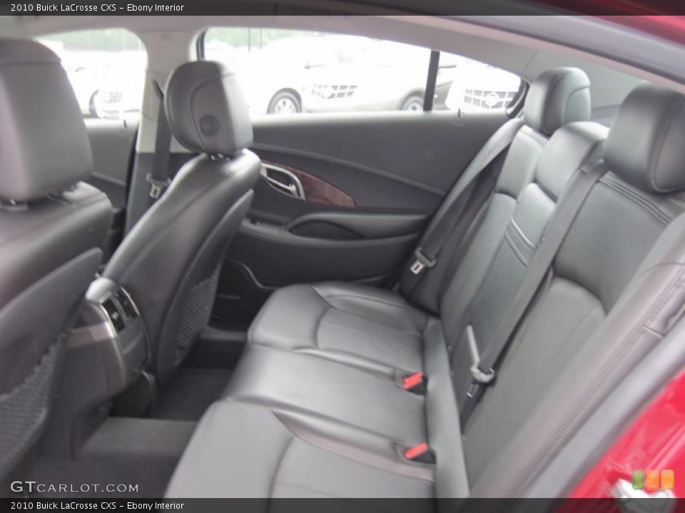 Ebony Interior Photo for the 2010 Buick LaCrosse CXS #48224582