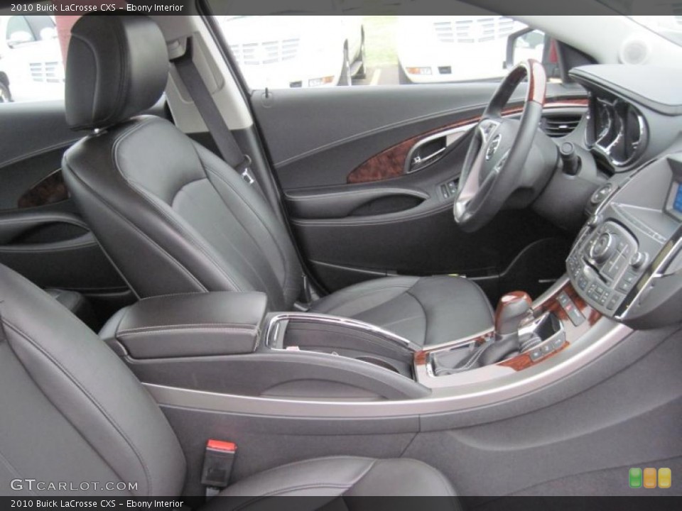 Ebony Interior Photo for the 2010 Buick LaCrosse CXS #48224642