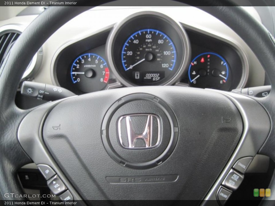 Titanium Interior Steering Wheel for the 2011 Honda Element EX #48224963