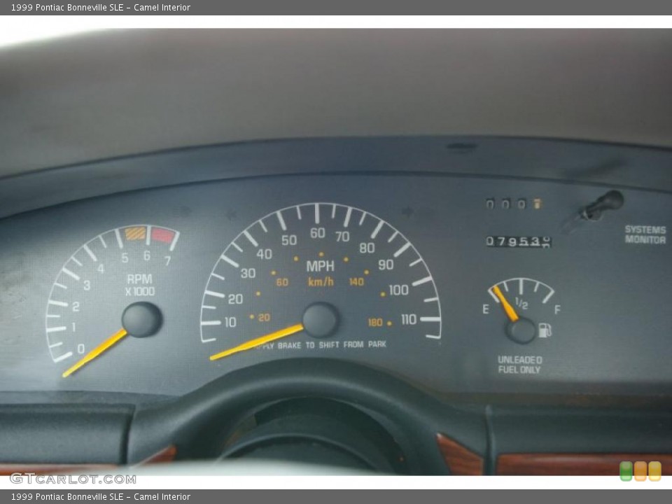 Camel Interior Gauges for the 1999 Pontiac Bonneville SLE #48225746