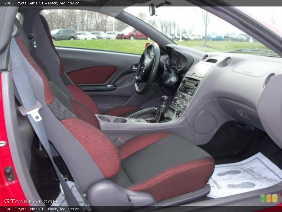 Black/Red Interior Photo for the 2001 Toyota Celica GT #48226238