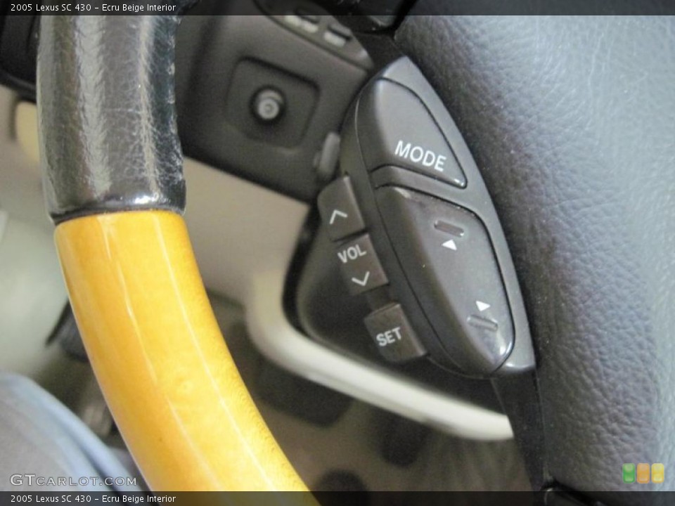 Ecru Beige Interior Controls for the 2005 Lexus SC 430 #48226523