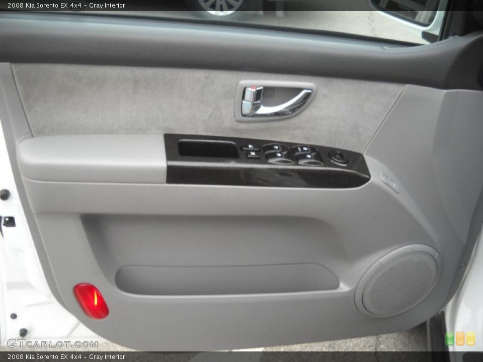 Gray Interior Door Panel for the 2008 Kia Sorento EX 4x4 #48227759