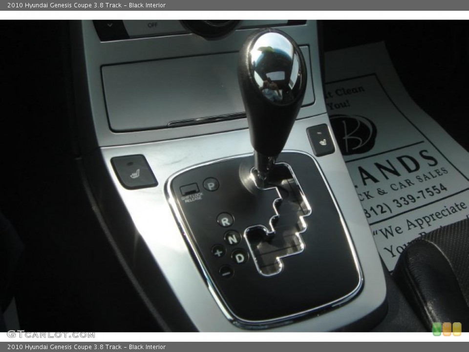 Black Interior Transmission for the 2010 Hyundai Genesis Coupe 3.8 Track #48228803