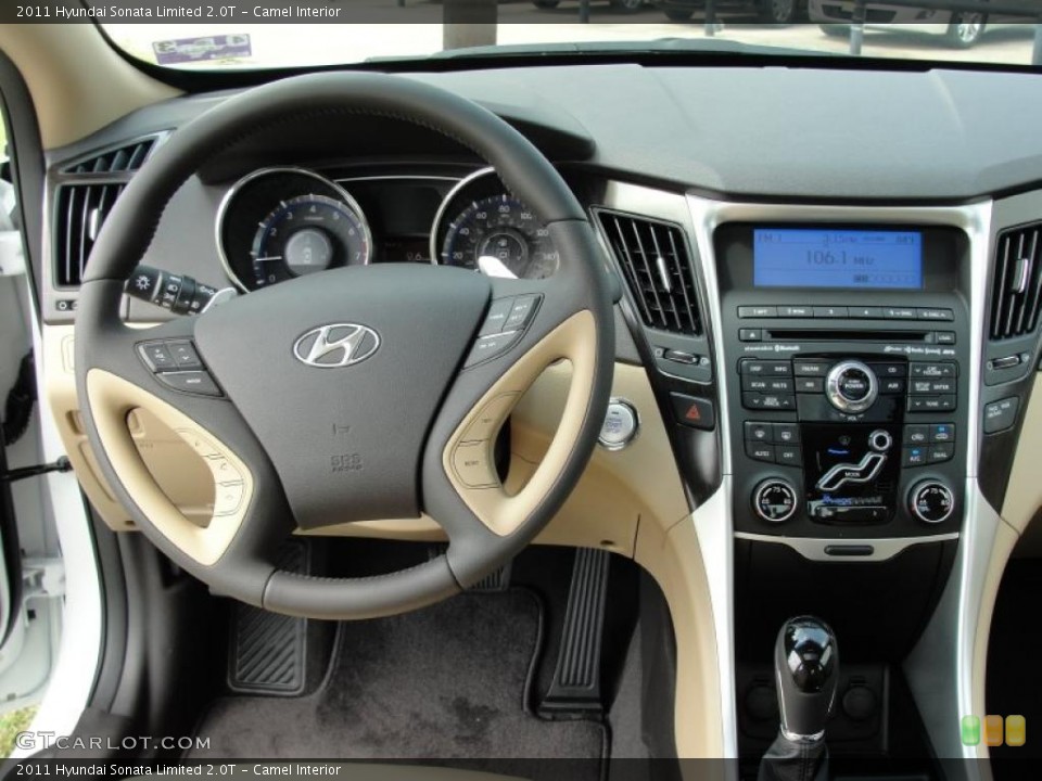 Camel Interior Steering Wheel for the 2011 Hyundai Sonata Limited 2.0T #48231017