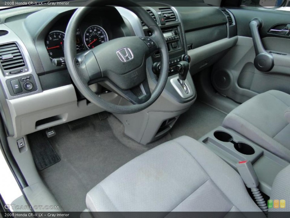 Gray Interior Photo for the 2008 Honda CR-V LX #48232542
