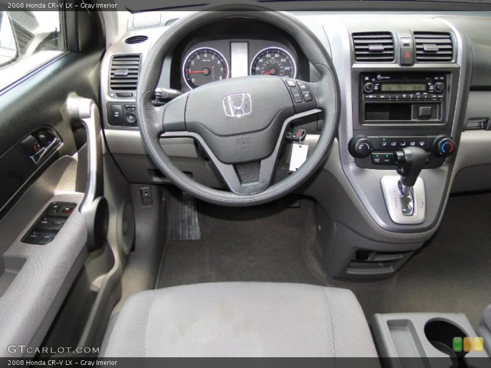 Gray Interior Controls for the 2008 Honda CR-V LX #48232563