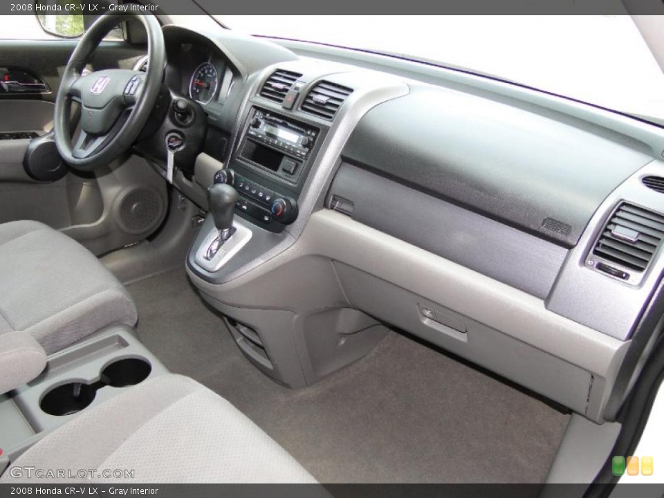 Gray Interior Dashboard for the 2008 Honda CR-V LX #48232578