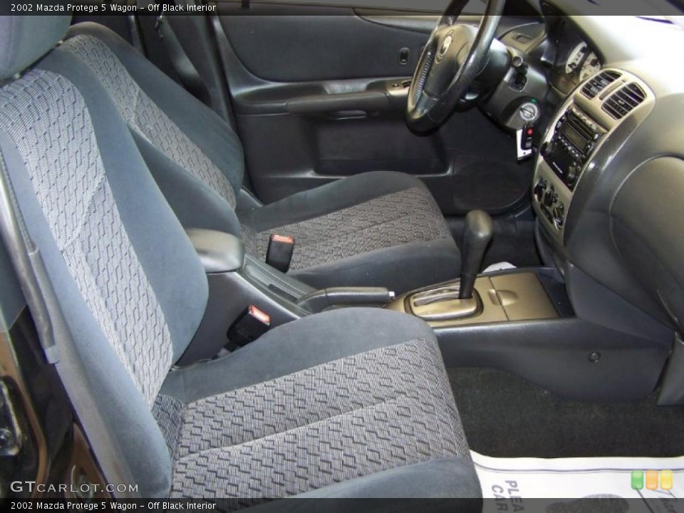 Off Black Interior Photo for the 2002 Mazda Protege 5 Wagon #48234966