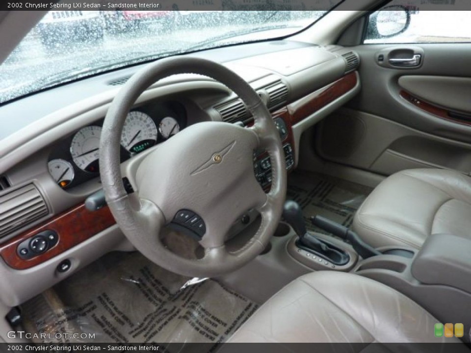 Sandstone Interior Prime Interior for the 2002 Chrysler Sebring LXi Sedan #48235113