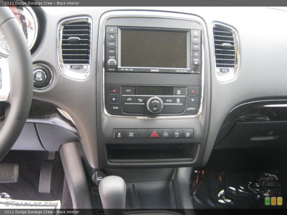 Black Interior Controls for the 2011 Dodge Durango Crew #48236361