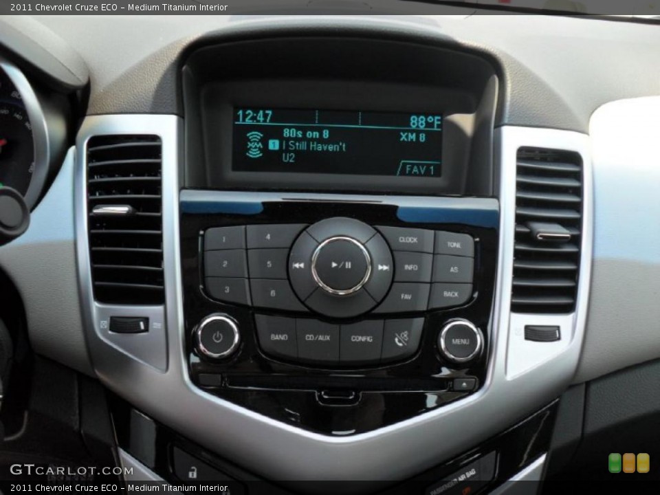 Medium Titanium Interior Controls for the 2011 Chevrolet Cruze ECO #48237144