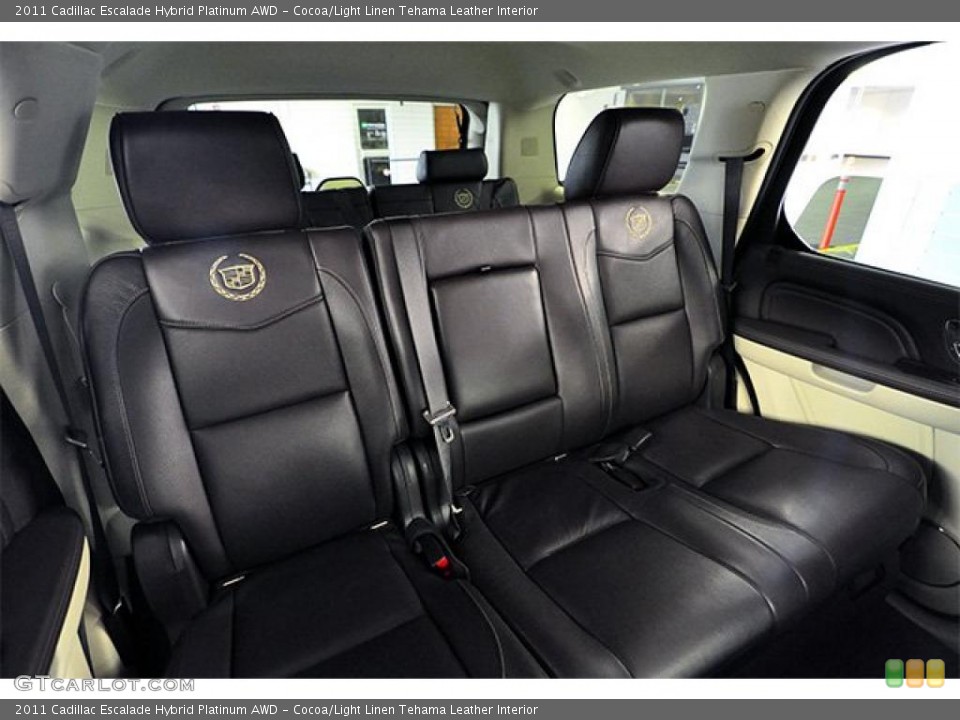 Cocoa/Light Linen Tehama Leather Interior Photo for the 2011 Cadillac Escalade Hybrid Platinum AWD #48237192