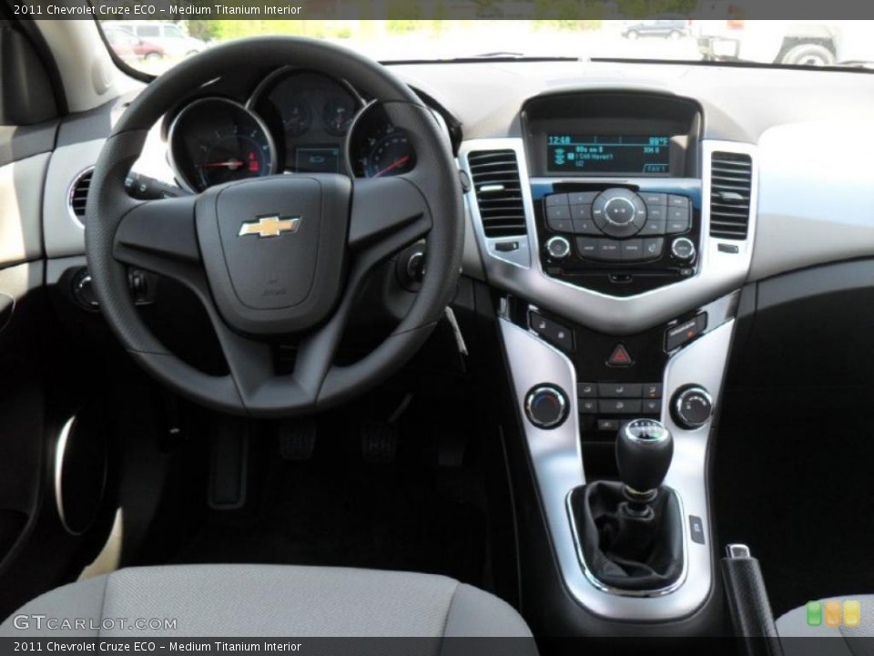 Medium Titanium Interior Dashboard for the 2011 Chevrolet Cruze ECO #48237201