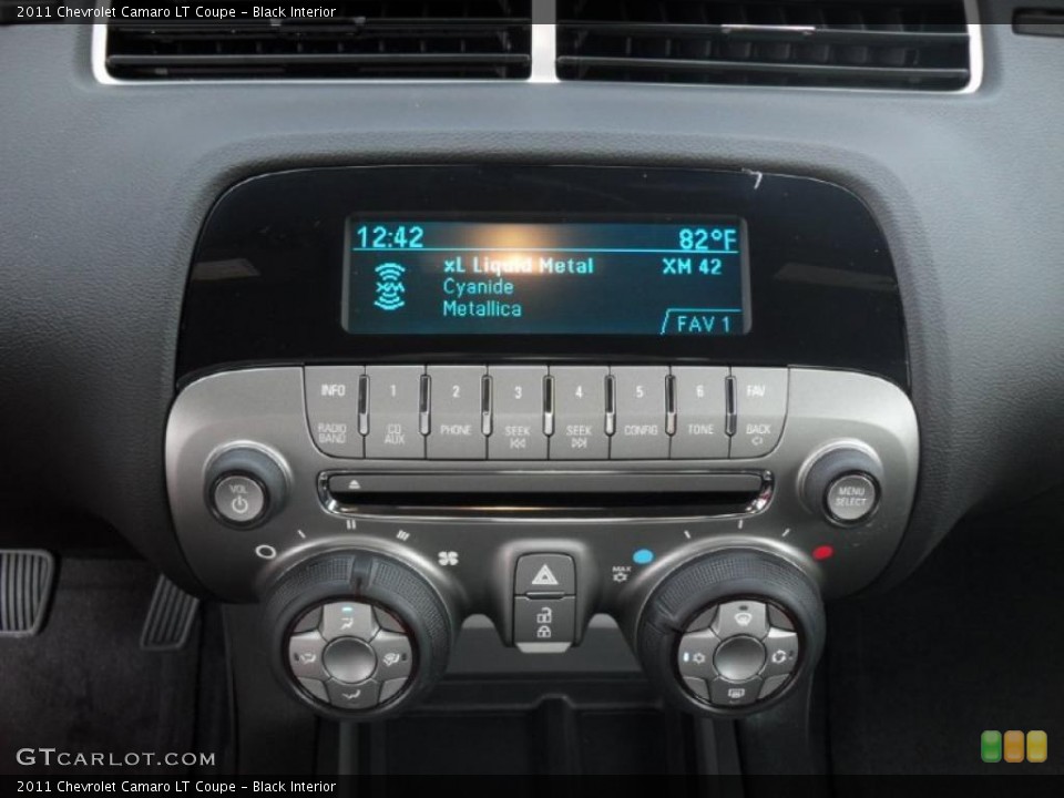 Black Interior Controls for the 2011 Chevrolet Camaro LT Coupe #48237882