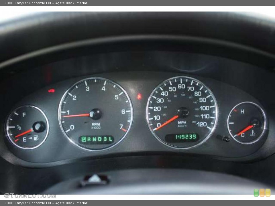 Agate Black Interior Gauges for the 2000 Chrysler Concorde LXi #48237915