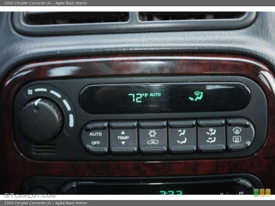 Agate Black Interior Controls for the 2000 Chrysler Concorde LXi #48237963
