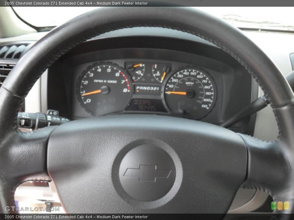 Medium Dark Pewter Interior Gauges for the 2005 Chevrolet Colorado Z71 Extended Cab 4x4 #48239799