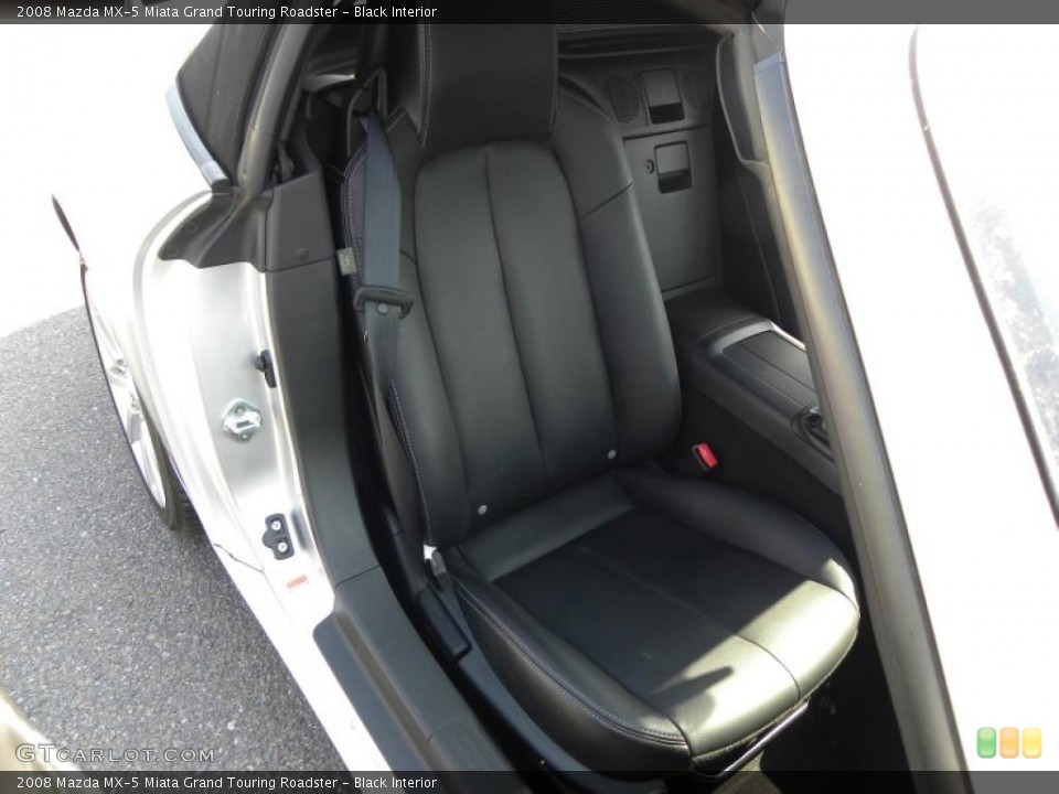 Black Interior Photo for the 2008 Mazda MX-5 Miata Grand Touring Roadster #48240906