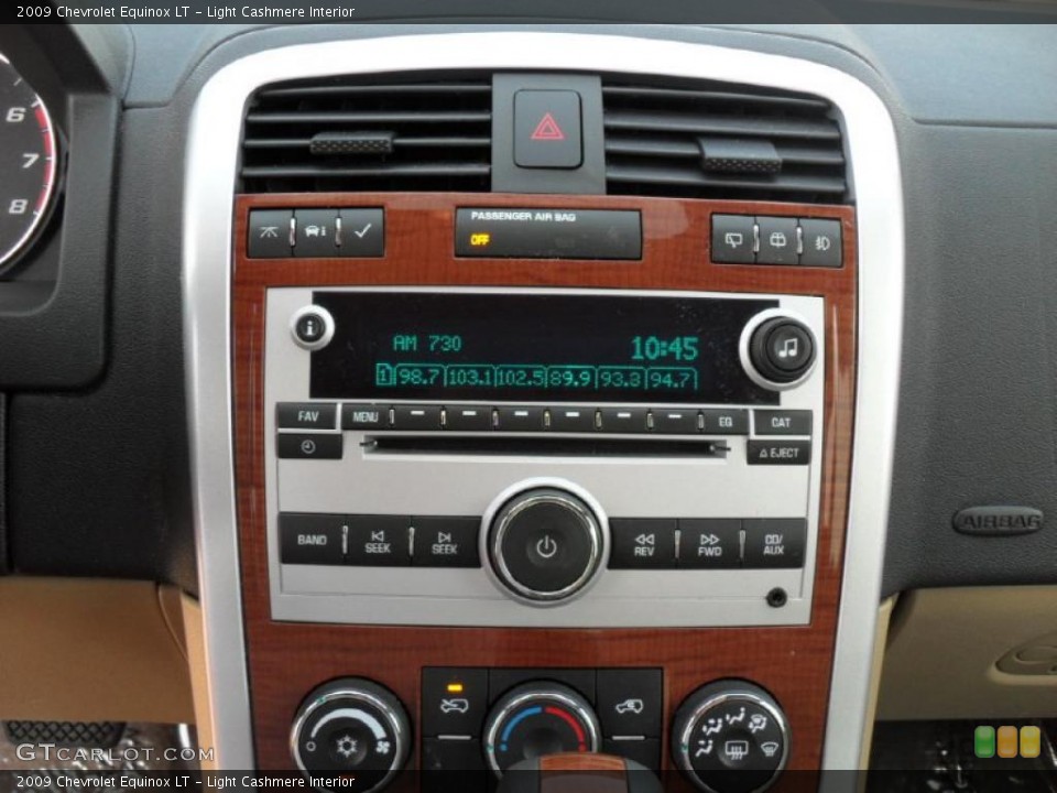 Light Cashmere Interior Controls for the 2009 Chevrolet Equinox LT #48240957