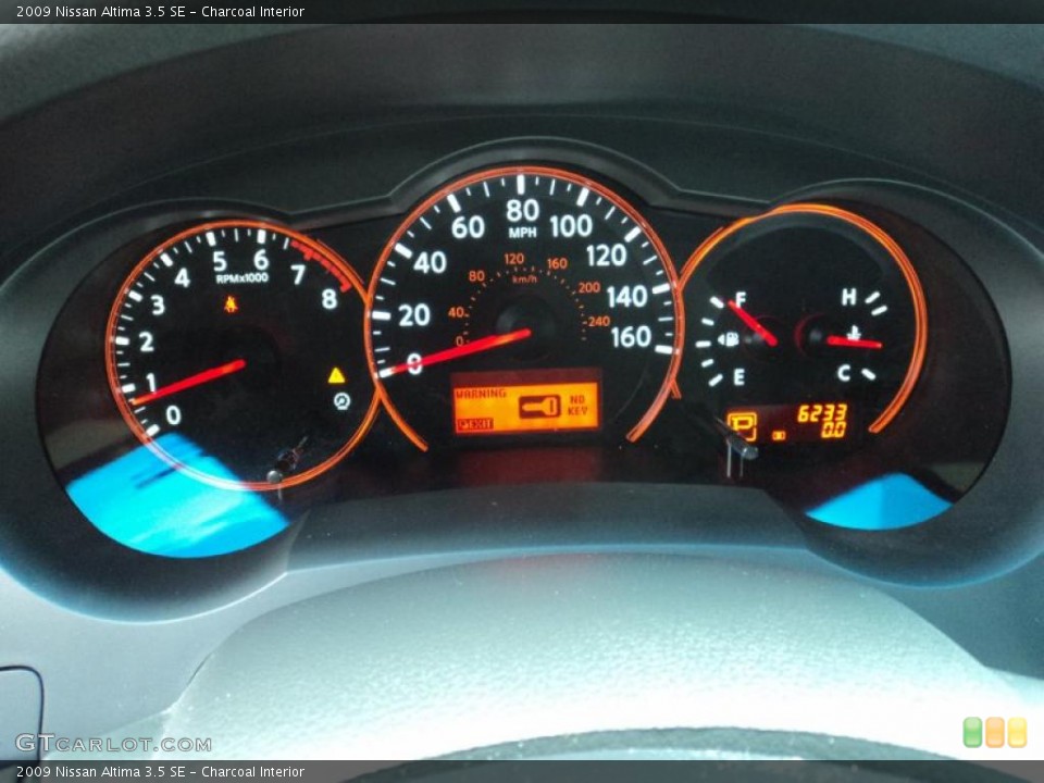 Charcoal Interior Gauges for the 2009 Nissan Altima 3.5 SE #48244557