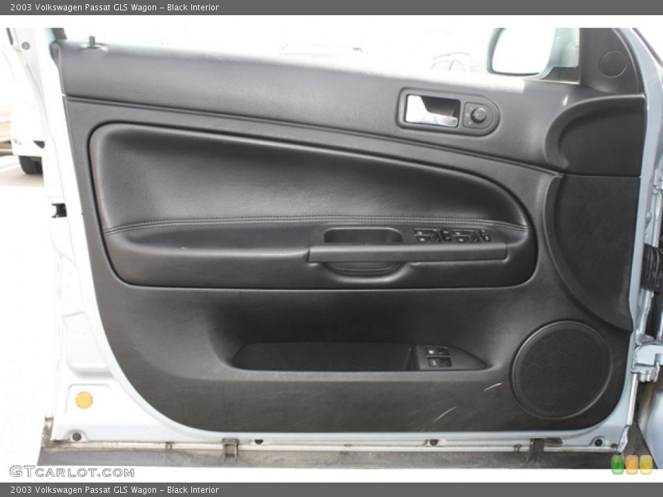 Black Interior Door Panel for the 2003 Volkswagen Passat GLS Wagon #48248379