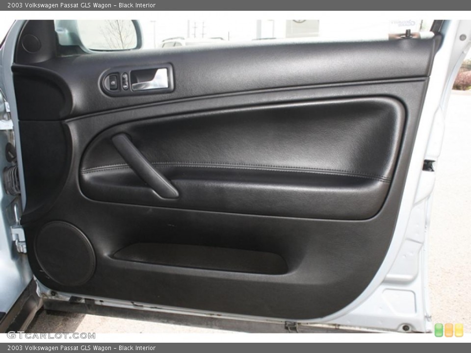 Black Interior Door Panel for the 2003 Volkswagen Passat GLS Wagon #48248394