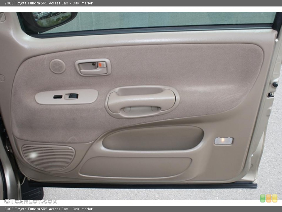 Oak Interior Door Panel for the 2003 Toyota Tundra SR5 Access Cab #48248775