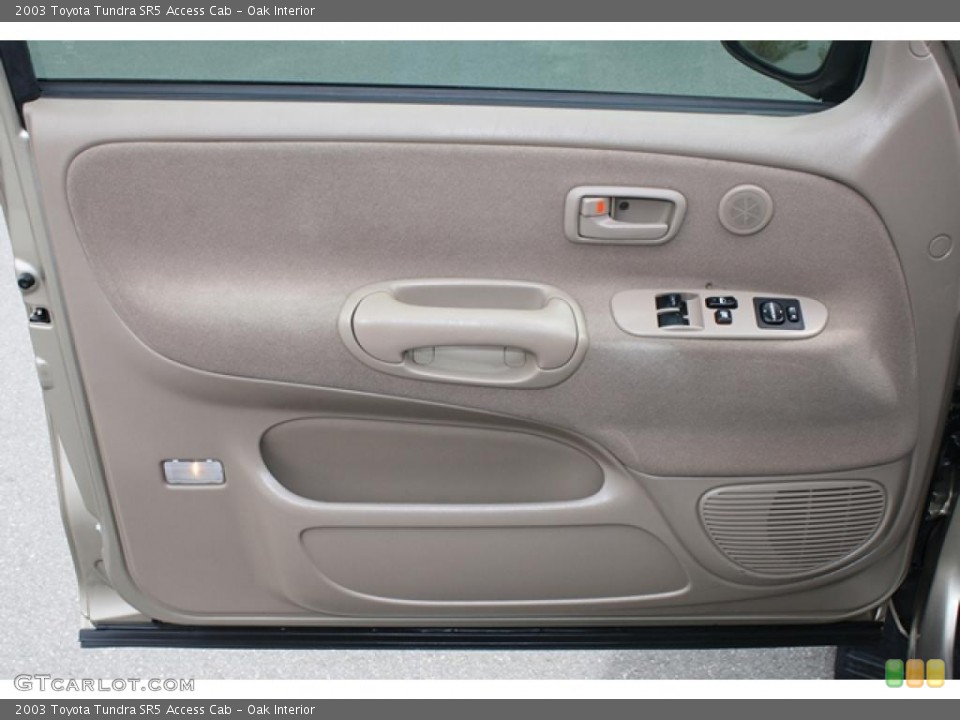 Oak Interior Door Panel for the 2003 Toyota Tundra SR5 Access Cab #48248793