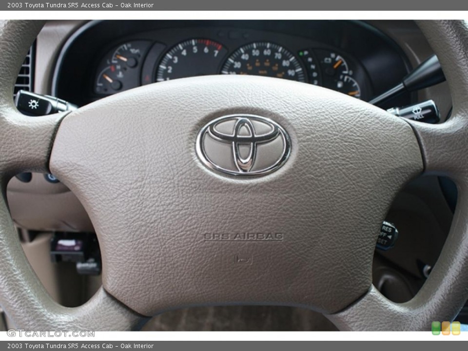 Oak Interior Steering Wheel for the 2003 Toyota Tundra SR5 Access Cab #48248805