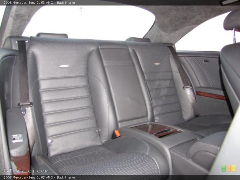 Black Interior Photo for the 2008 Mercedes-Benz CL 63 AMG #48249624