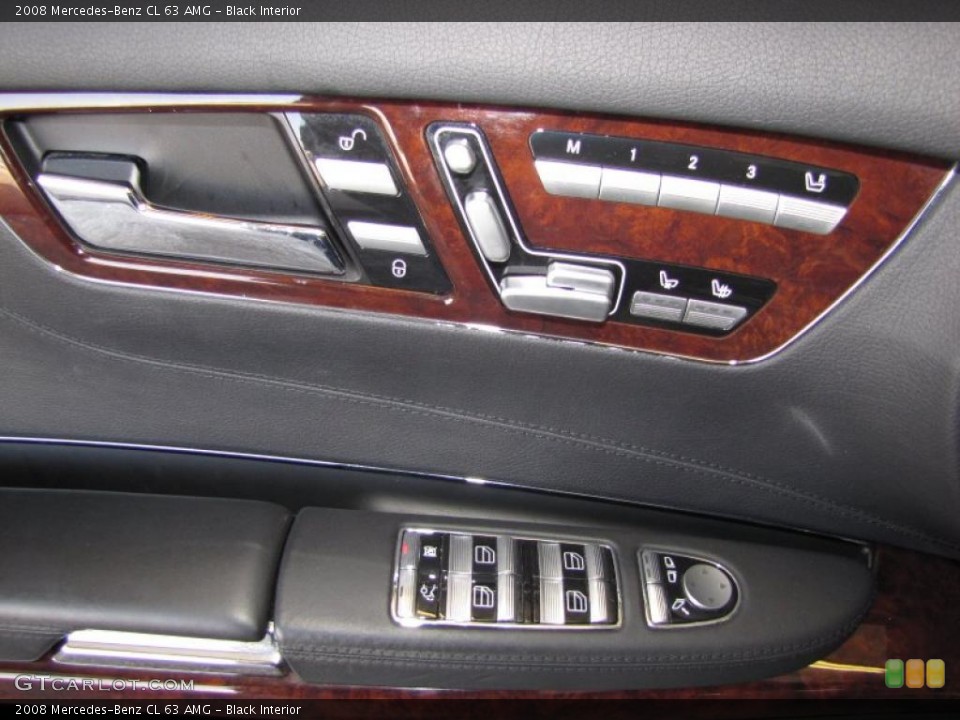 Black Interior Controls for the 2008 Mercedes-Benz CL 63 AMG #48249660