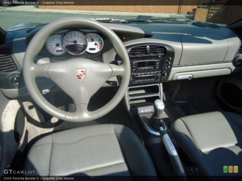 Graphite Grey Interior Dashboard for the 2003 Porsche Boxster S #48250851
