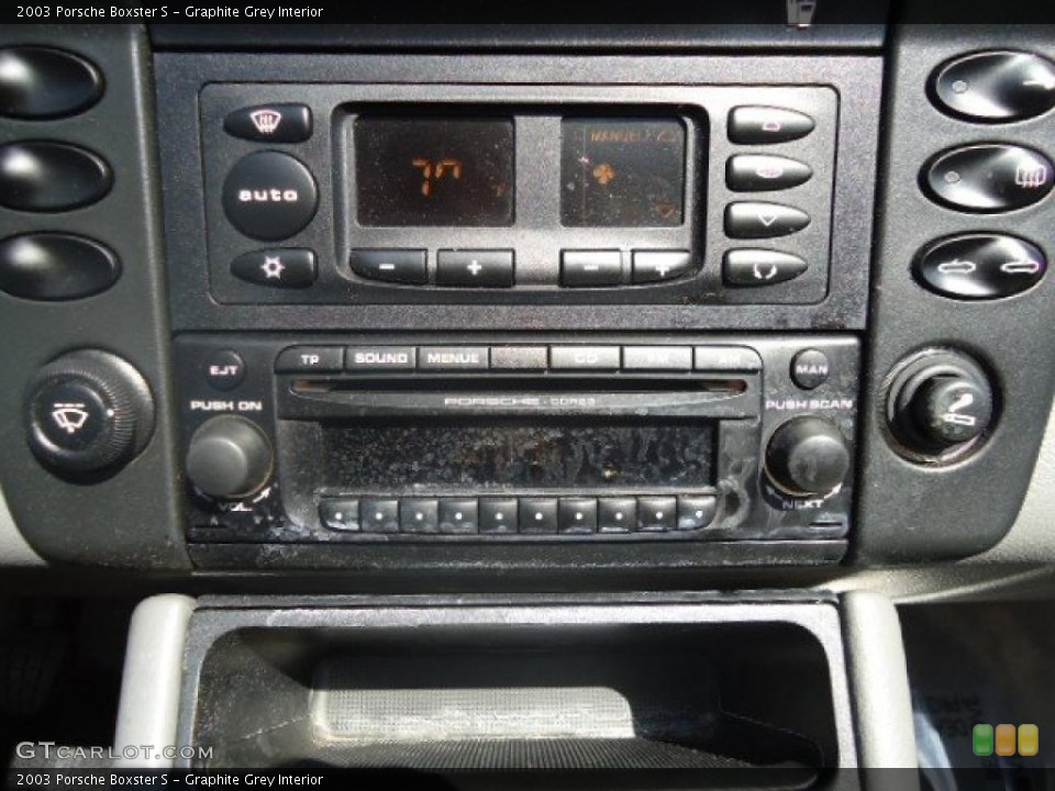 Graphite Grey Interior Controls for the 2003 Porsche Boxster S #48250872