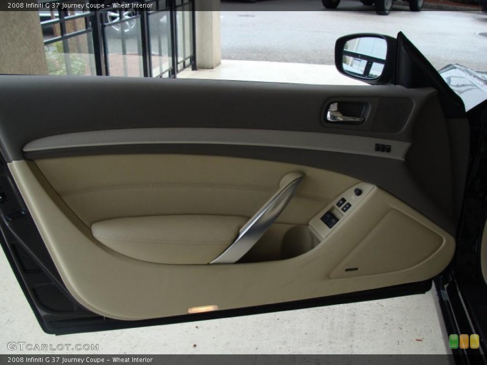 Wheat Interior Door Panel for the 2008 Infiniti G 37 Journey Coupe #48251307