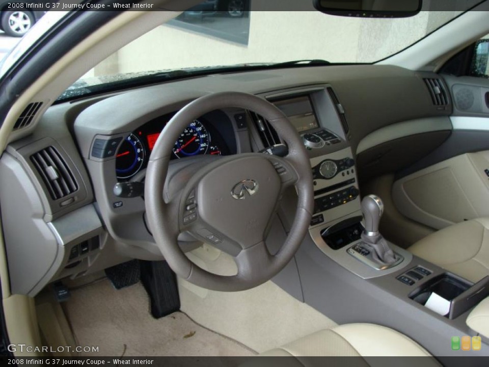 Wheat Interior Dashboard for the 2008 Infiniti G 37 Journey Coupe #48251325