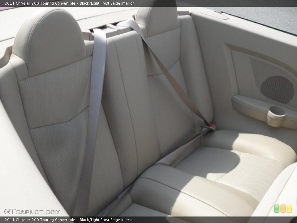Black/Light Frost Beige Interior Photo for the 2011 Chrysler 200 Touring Convertible #48252252