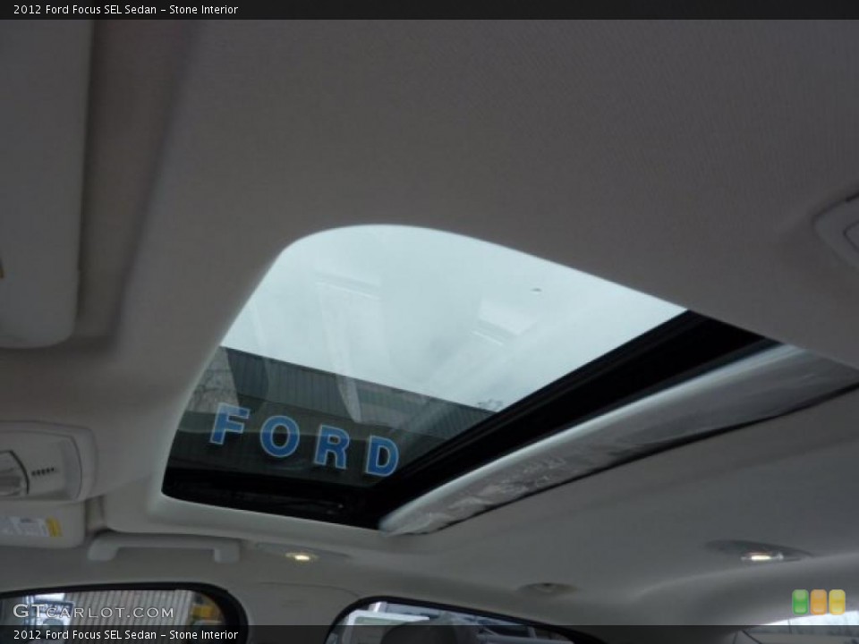 Stone Interior Sunroof for the 2012 Ford Focus SEL Sedan #48253203