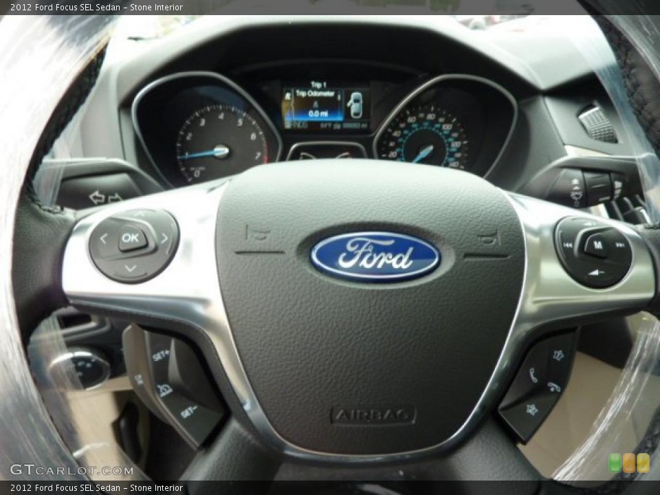 Stone Interior Controls for the 2012 Ford Focus SEL Sedan #48253251