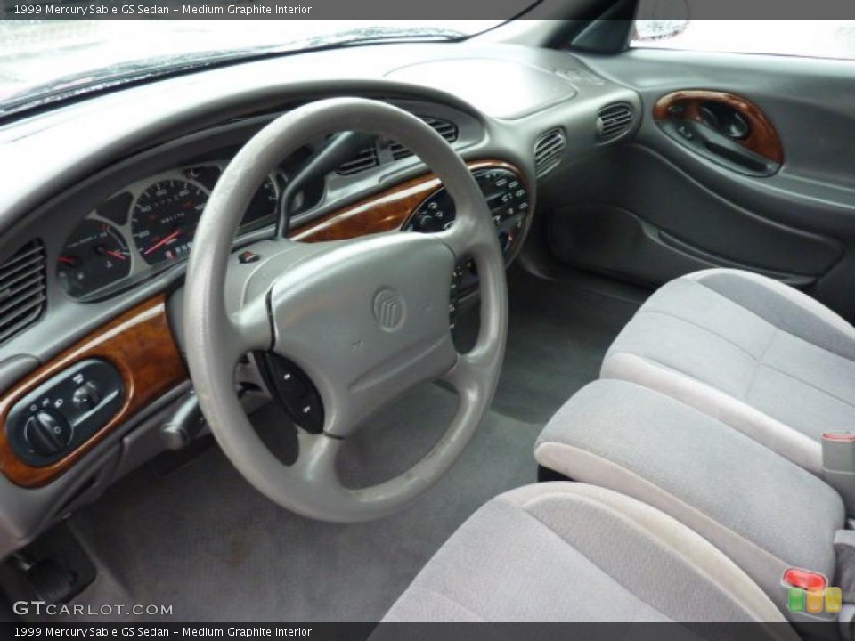 Medium Graphite Interior Photo for the 1999 Mercury Sable GS Sedan #48254073