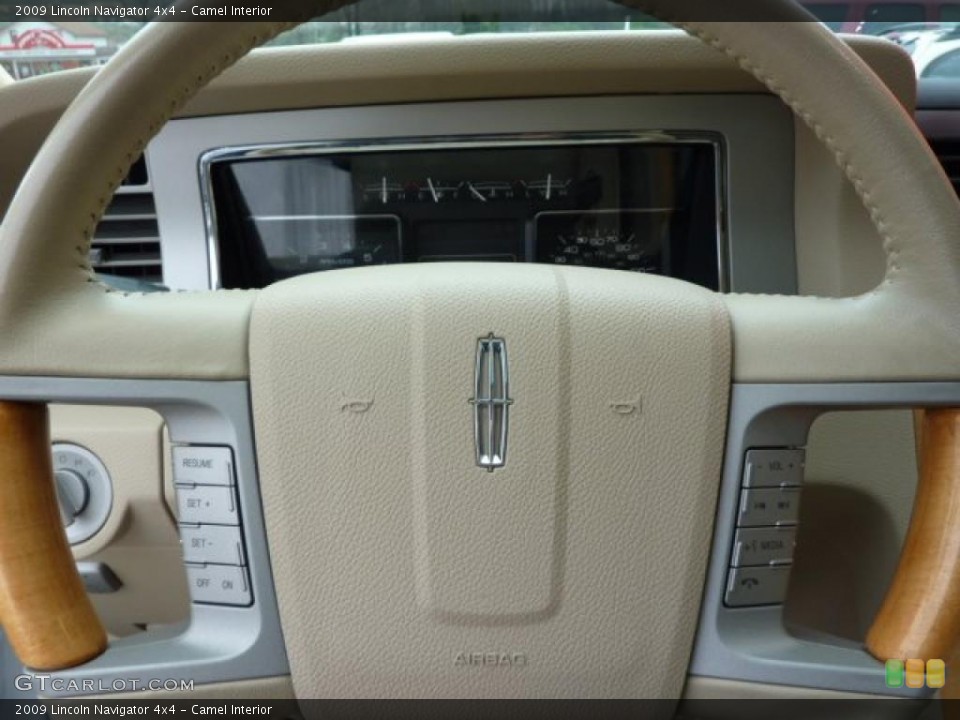 Camel Interior Steering Wheel for the 2009 Lincoln Navigator 4x4 #48254529