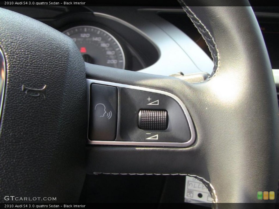 Black Interior Controls for the 2010 Audi S4 3.0 quattro Sedan #48254976