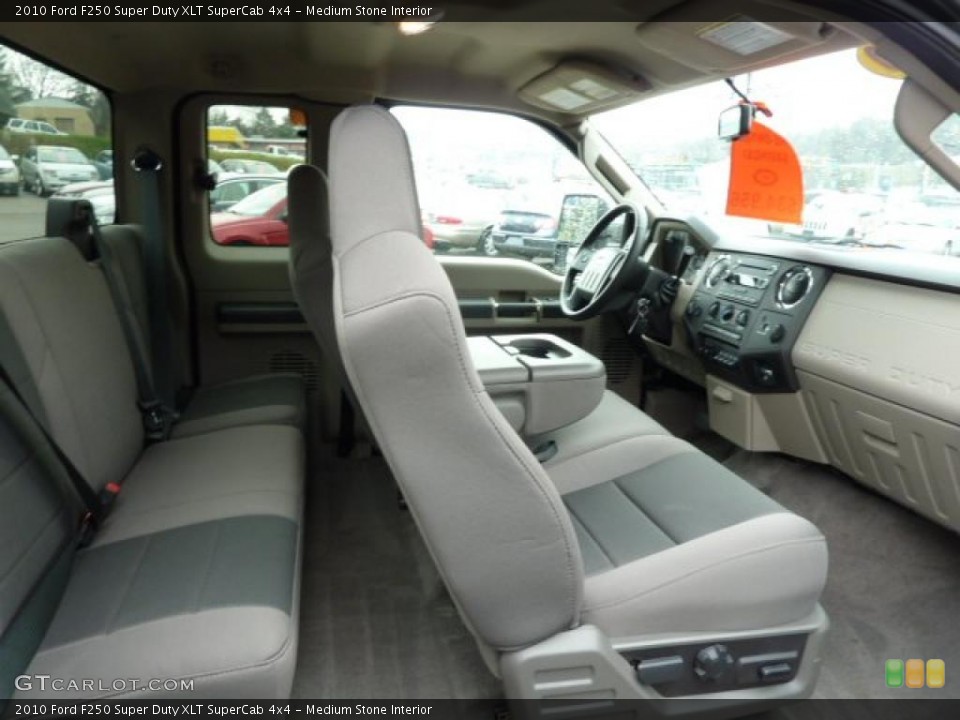Medium Stone Interior Photo for the 2010 Ford F250 Super Duty XLT SuperCab 4x4 #48255717